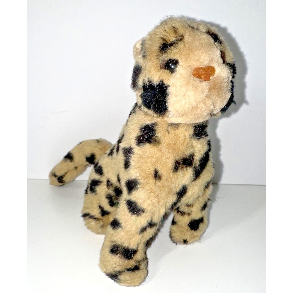 Vintage 1994 K&M International Plush Stuffed Animal‎ Cheetah 6"